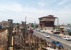 پیشرفت فیزیکی پل سه راه جویبار ساری طی ۶ ماه گذشته از ۱۵ به ۶۰ درصد رسید