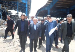 بازدید استاندار مازندران از تأسیسات کمپوست قائمشهر؛ گامی مهم در بهبود مدیریت پسماند استان