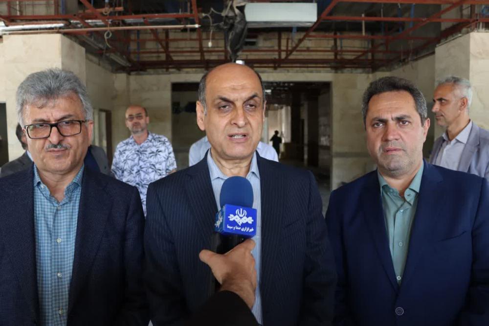 تأکید استاندار گیلان بر تسریع در تکمیل فاز جدید بیمارستان انزلی
