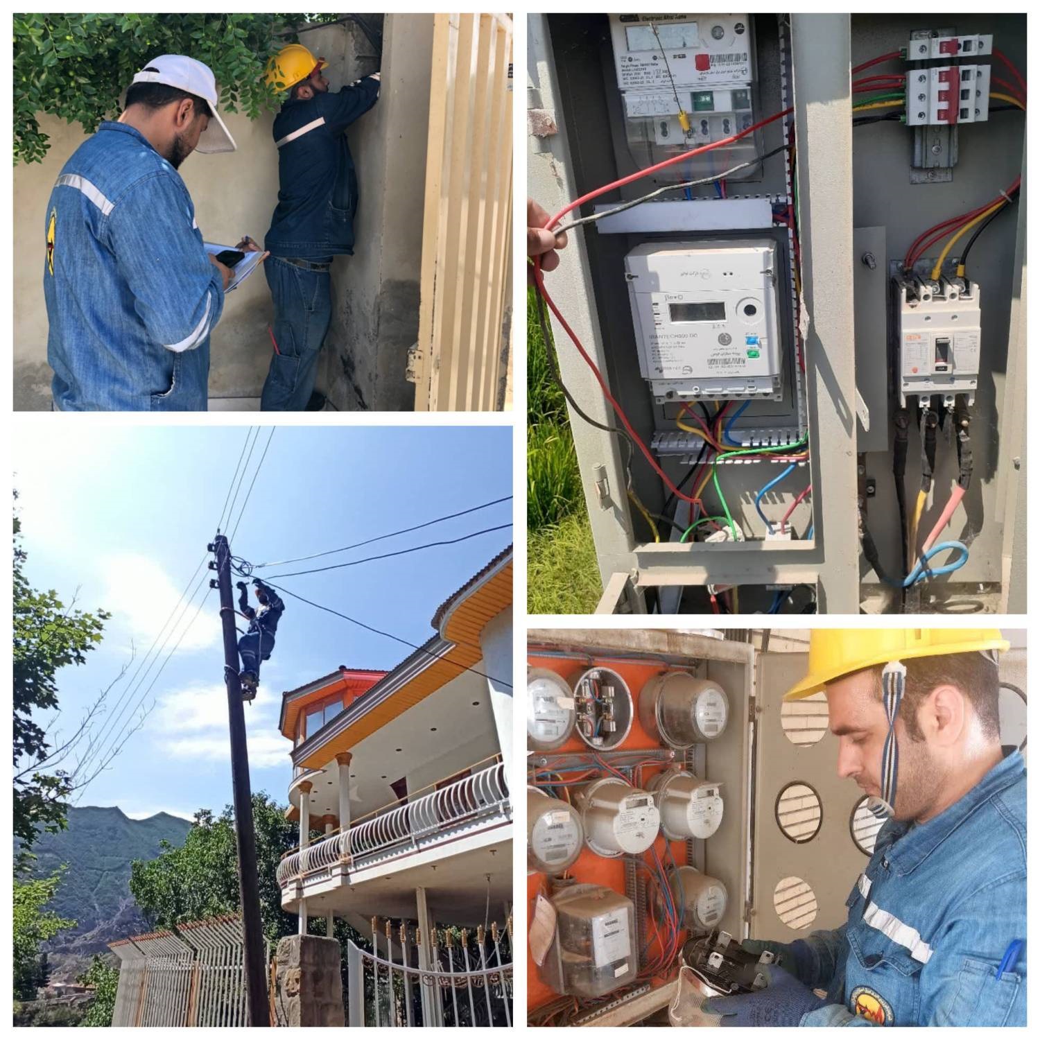 از کشف ۲۴ انشعاب تا تعویض ۱۹۰ کنتور معیوب