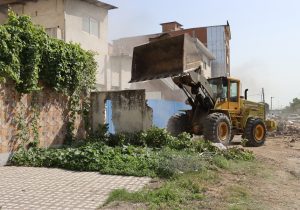 تعریض و عقب نشینی ملک ابتدای قائم محله قائم شهر