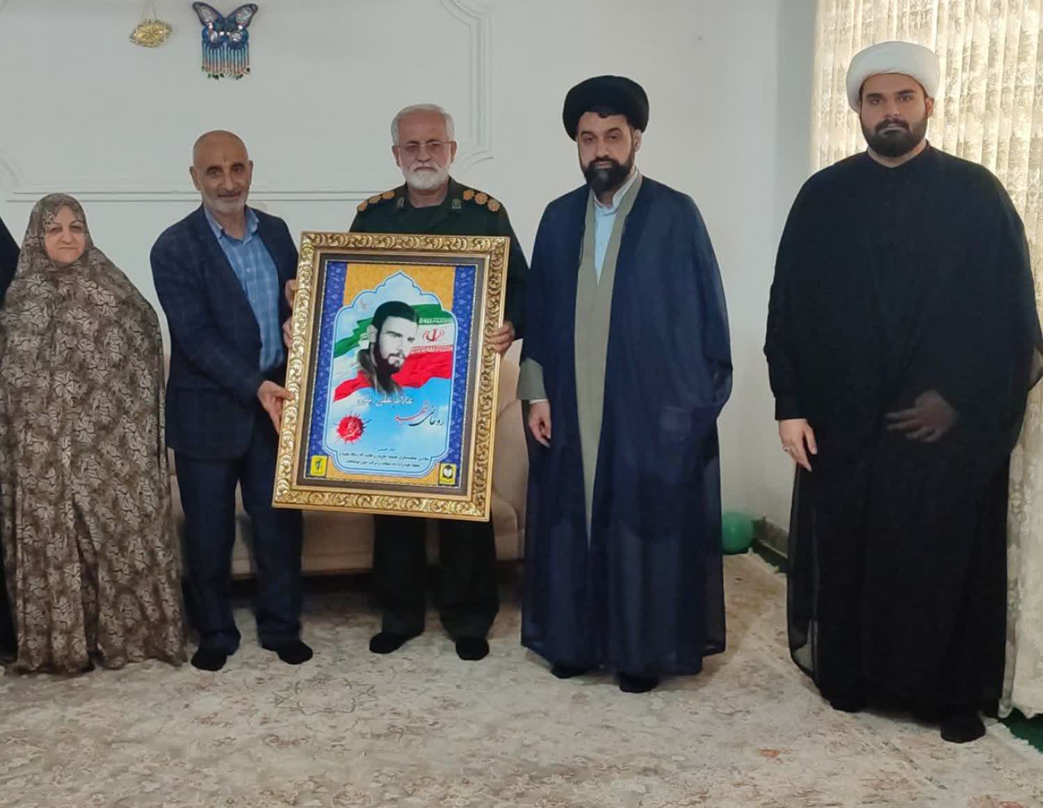 یاد و خاطره شهید پلی زنده نگه داشته شد؛ دیدار سپاه ساری با خانواده شهید