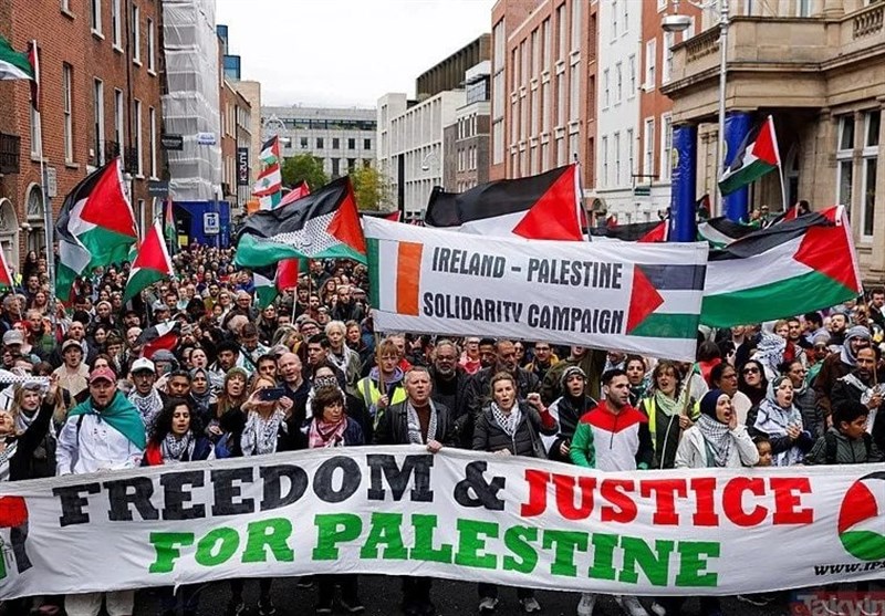 موج خشم ضدفاشیستی در قلب اروپا؛ اعتراضات گسترده علیه حمایت از نسل‌کشی فلسطین